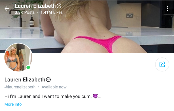 Lauren Elizabeth – This English Hottie is Sure to Make You Cum